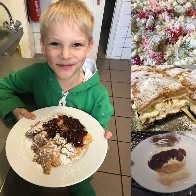 Kuchen und Süßes können wir auch ....