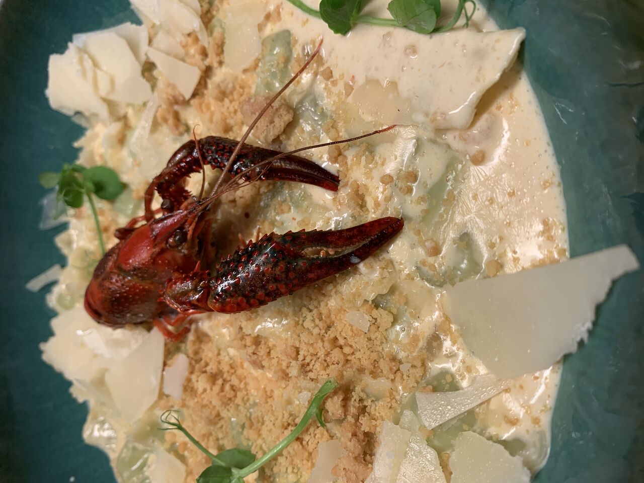 Ravioles aux écrevisses 