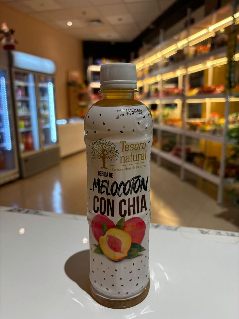 MELOCOTÓN CON CHÍA