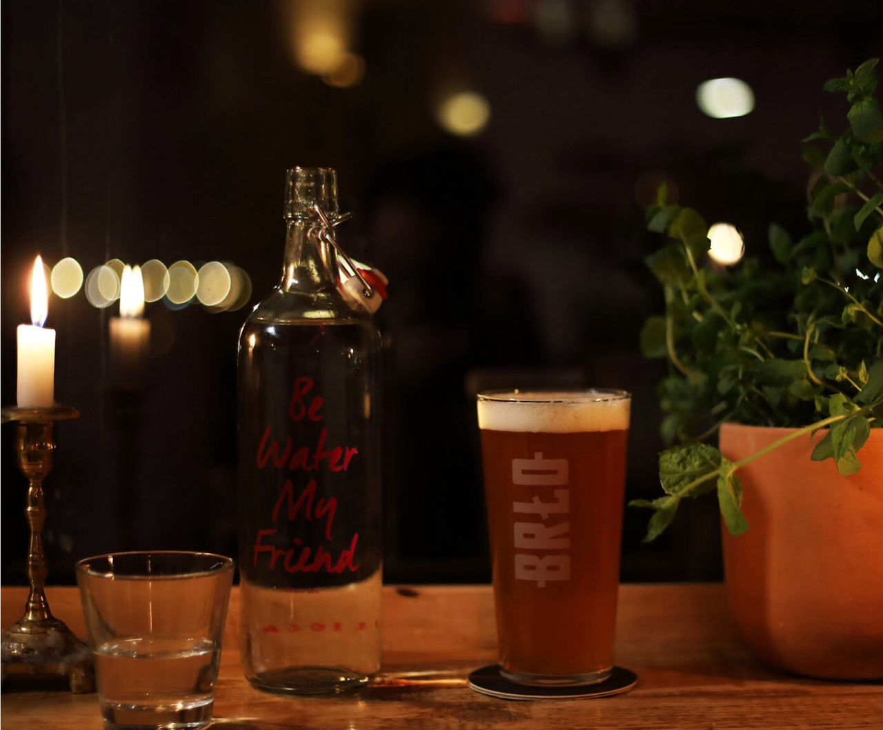 LEOGANT WATER & BRLO BEER