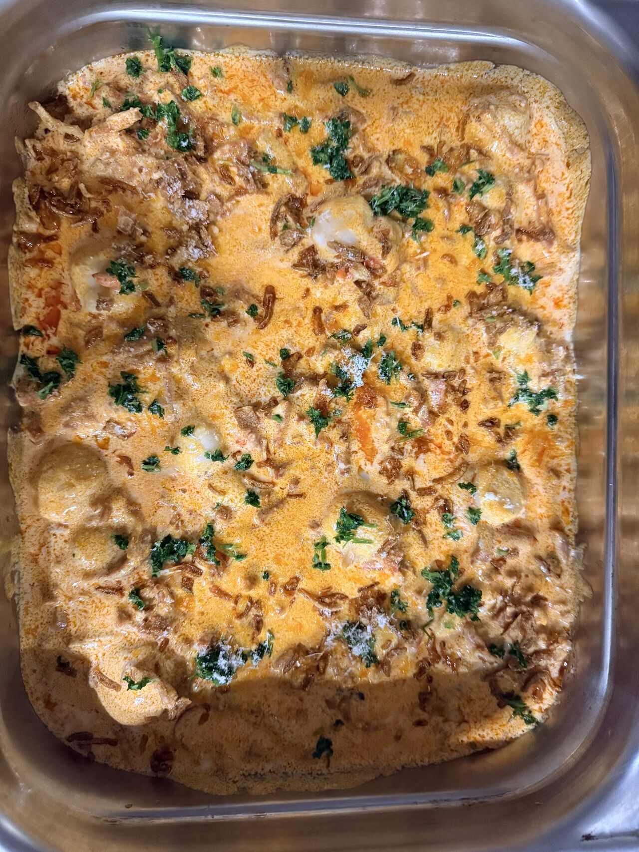 Risotto St Jacques Oignons crispy persillade caramélisée 😍