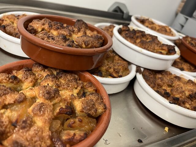 Crumble pomme caramel