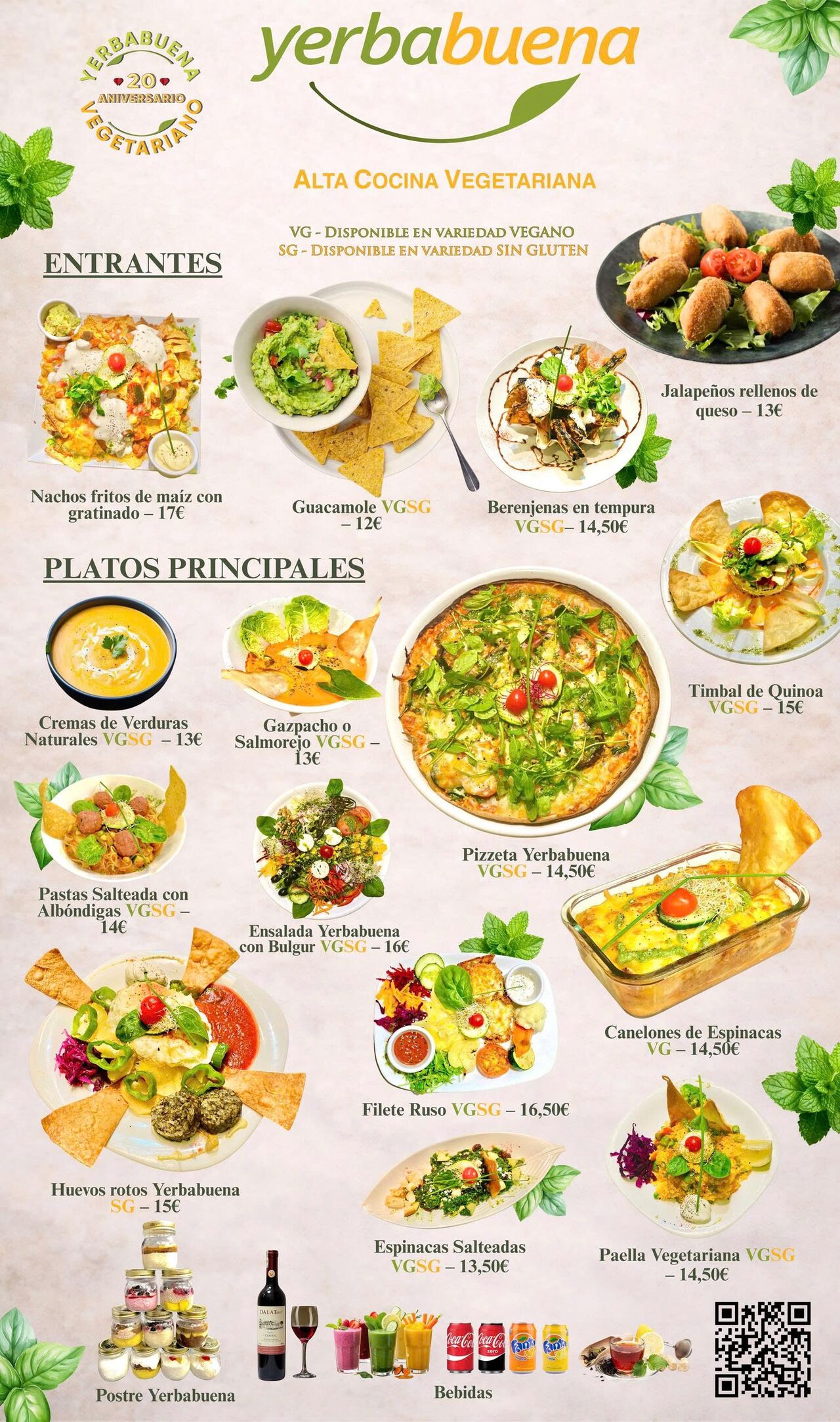 MENU ESPANOL