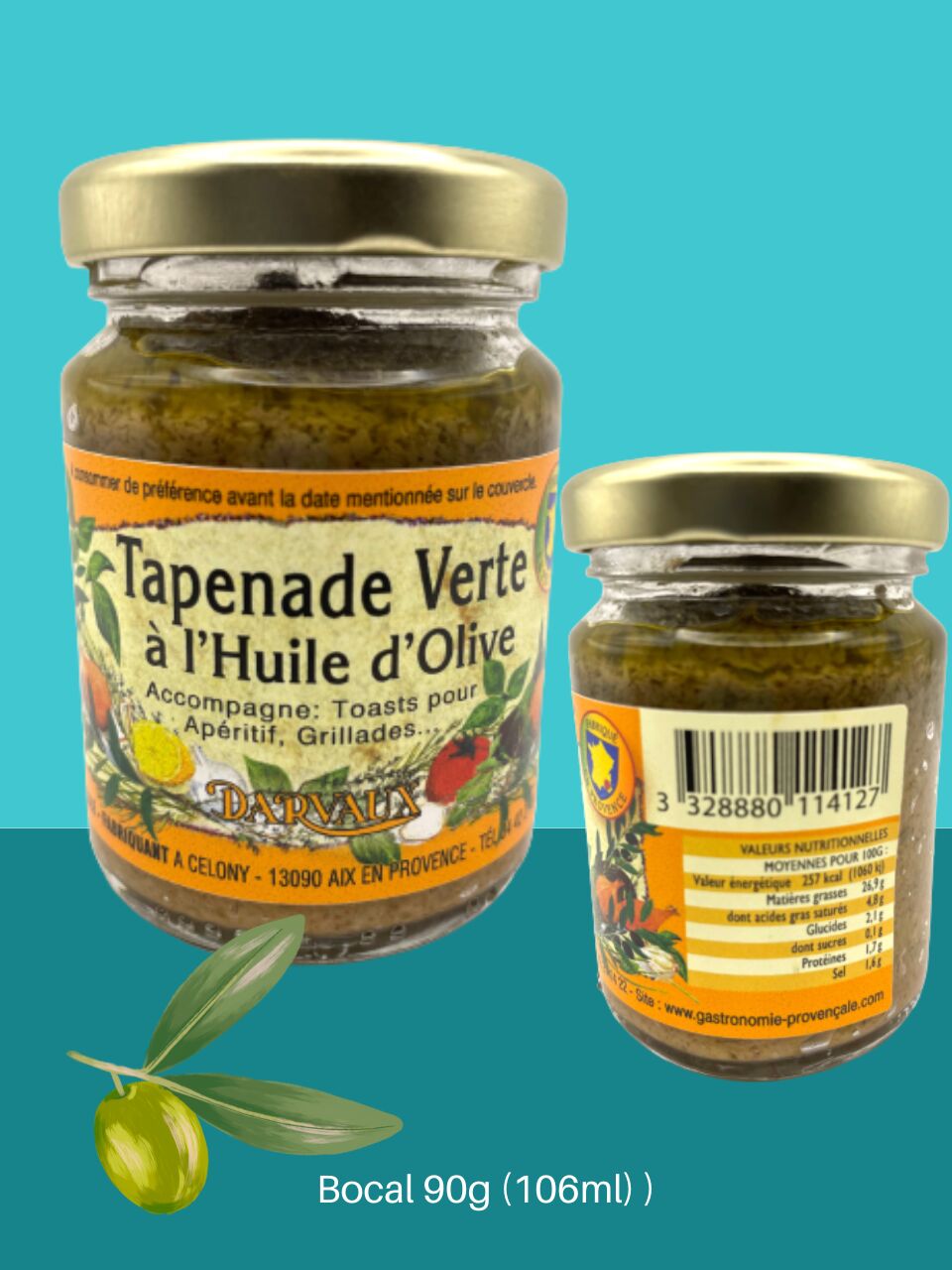 TAPENADE VERTE 90g (106ml)