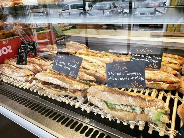 Notre gamme Sandwich (baguette) 