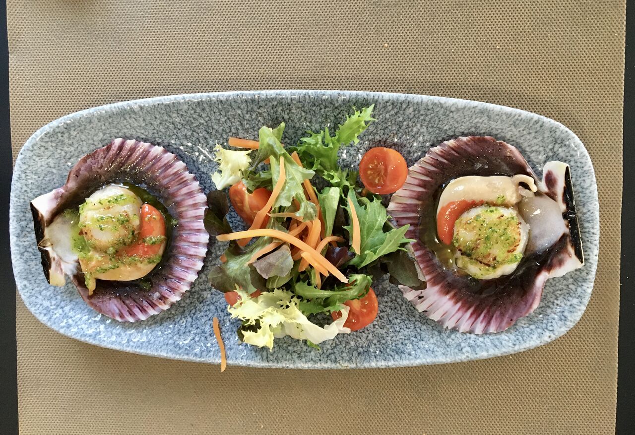 Zamburiñas a la plancha