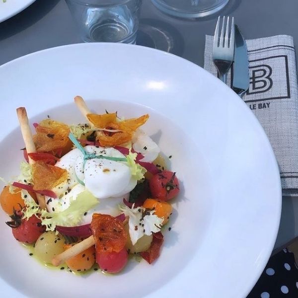 Salade tomate - burrata 