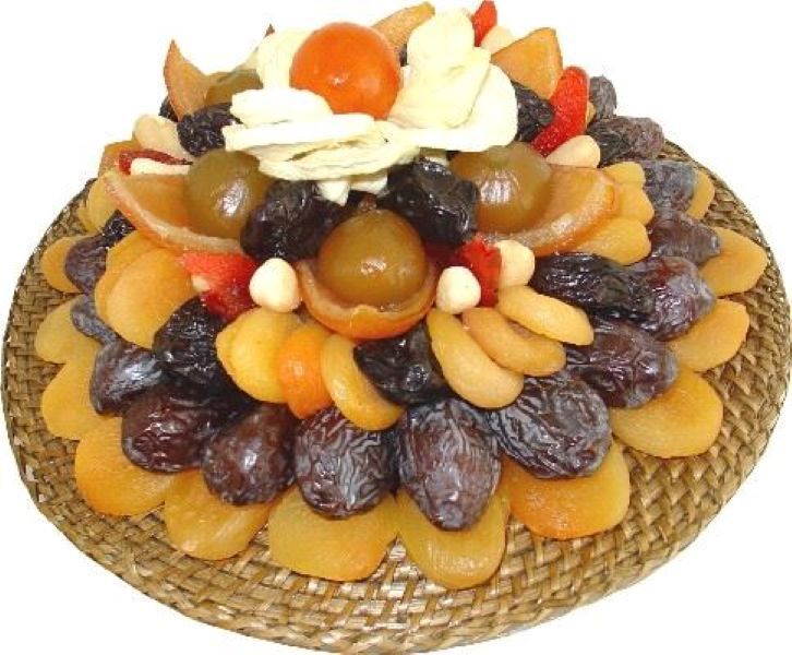 Composition de fruits secs de haute qualité