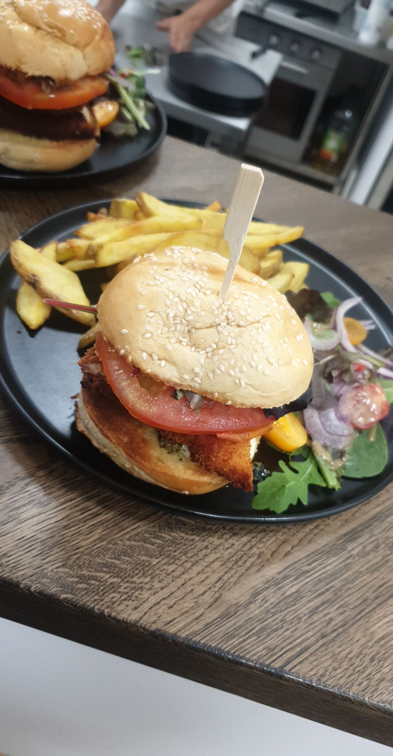 Burger de la semaine poulet pané 