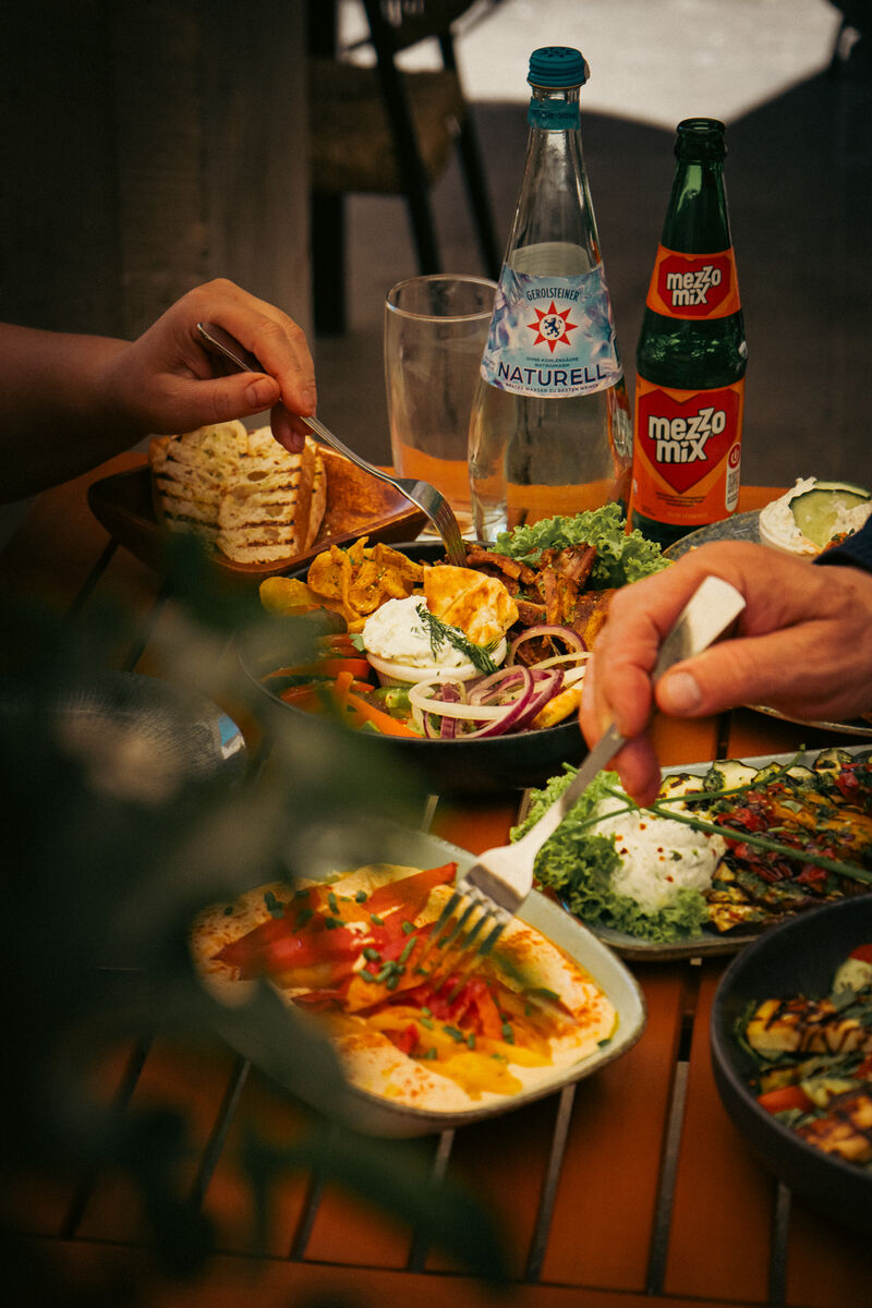 Griechisches Essen zum Teilen