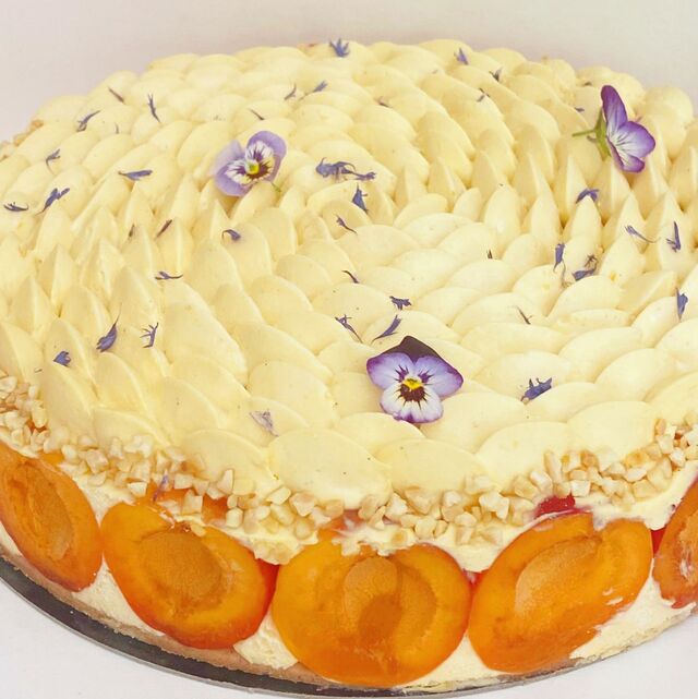 Entremet trio d'abricots