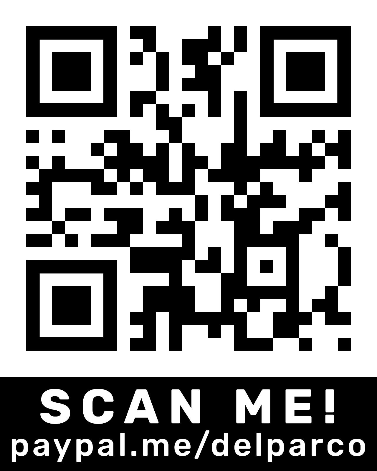 Unser PayPal Code während dem 2. Lockdown 