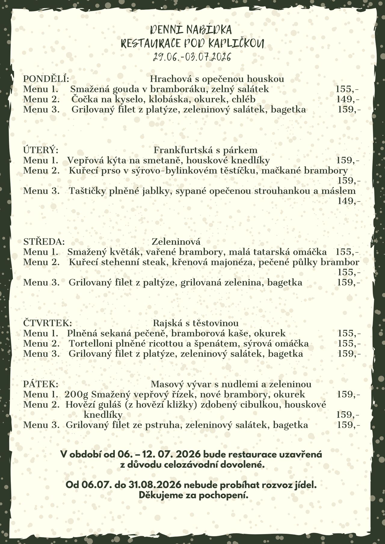 Denní menu