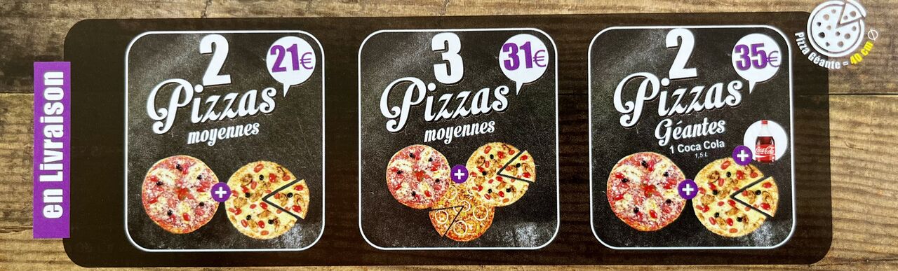 La livraison c’est notre spécialité 🛵 (offre valable du lundi au jeudi ) 