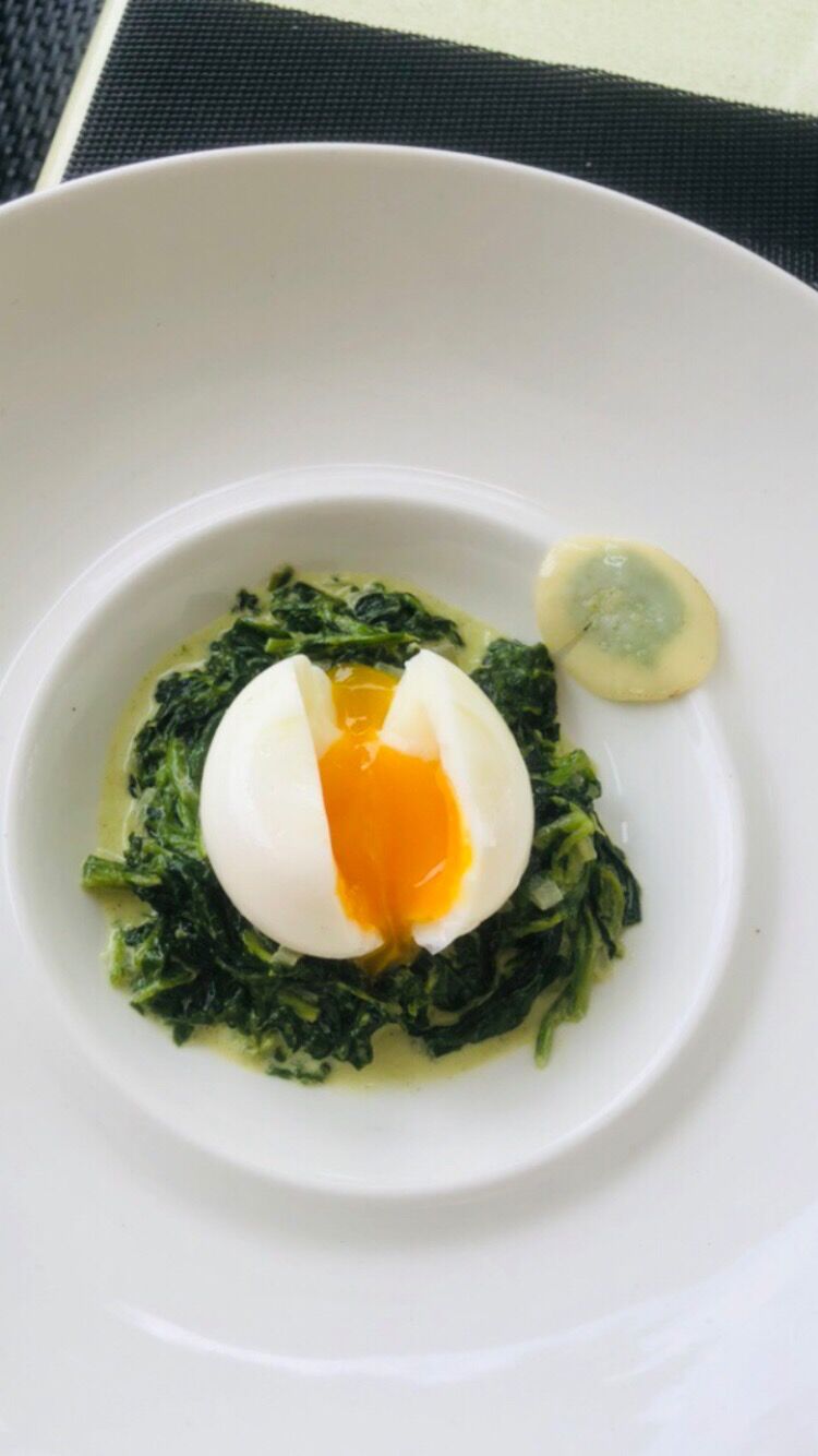 L’œuf mollet à la florentine