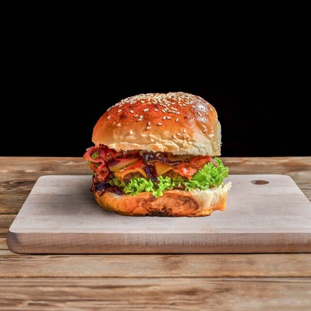 Burger opona grillowana