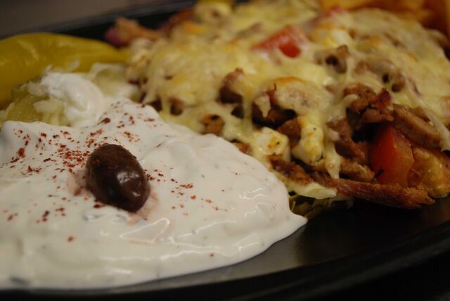 Gyros nach Art des Hauses