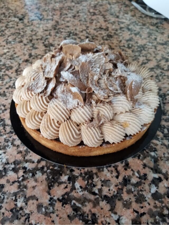 tarte ganache-gianduja