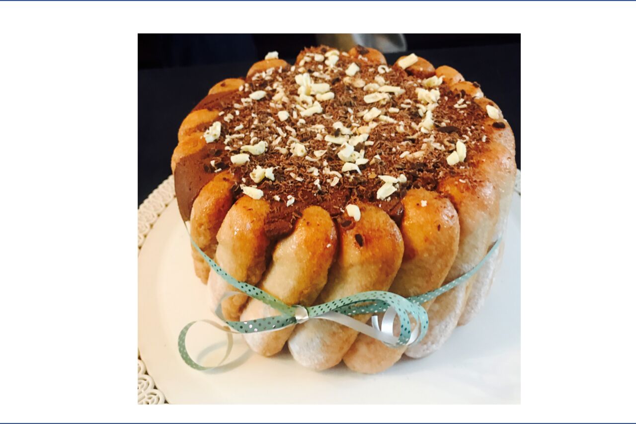 Charlotte poire/chocolat