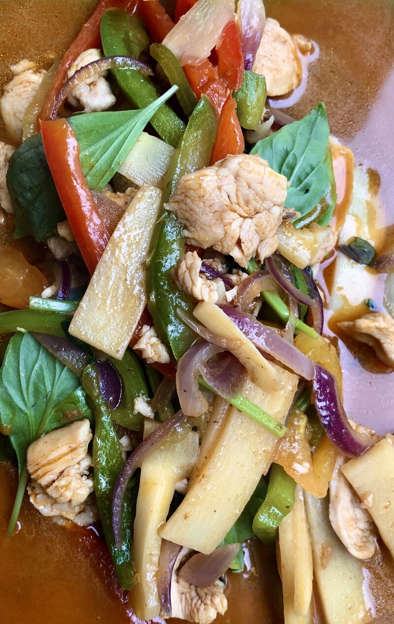 Poulet au Basilic Thaï