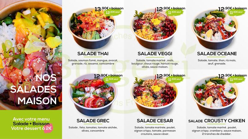 MENU SALADE