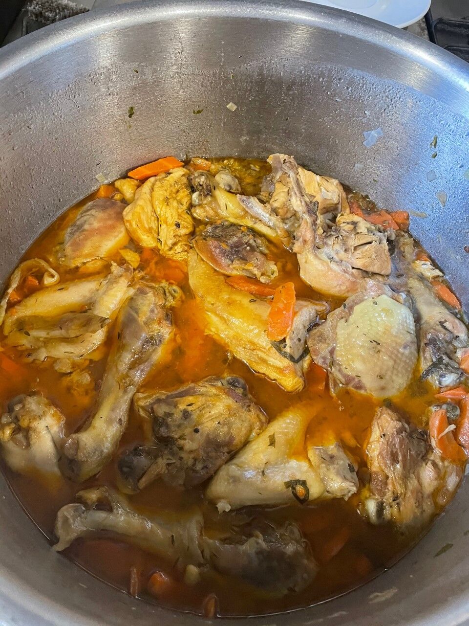 préparation poulet fermier façon grand mère