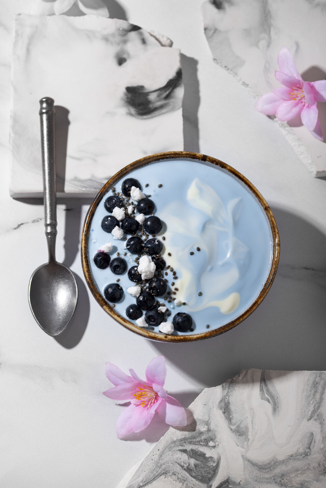 Fromage blanc aux myrtilles sauvages de Savoie