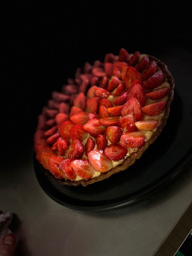 Tarte aux fraises 