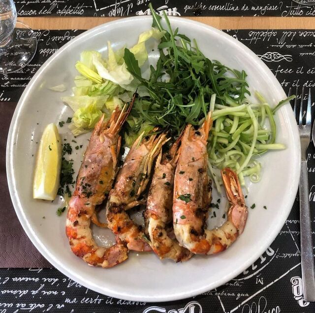 Gamberoni alla griglia