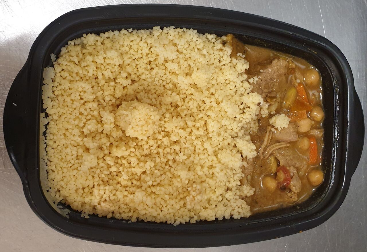 Tajine d'agneau, semoule