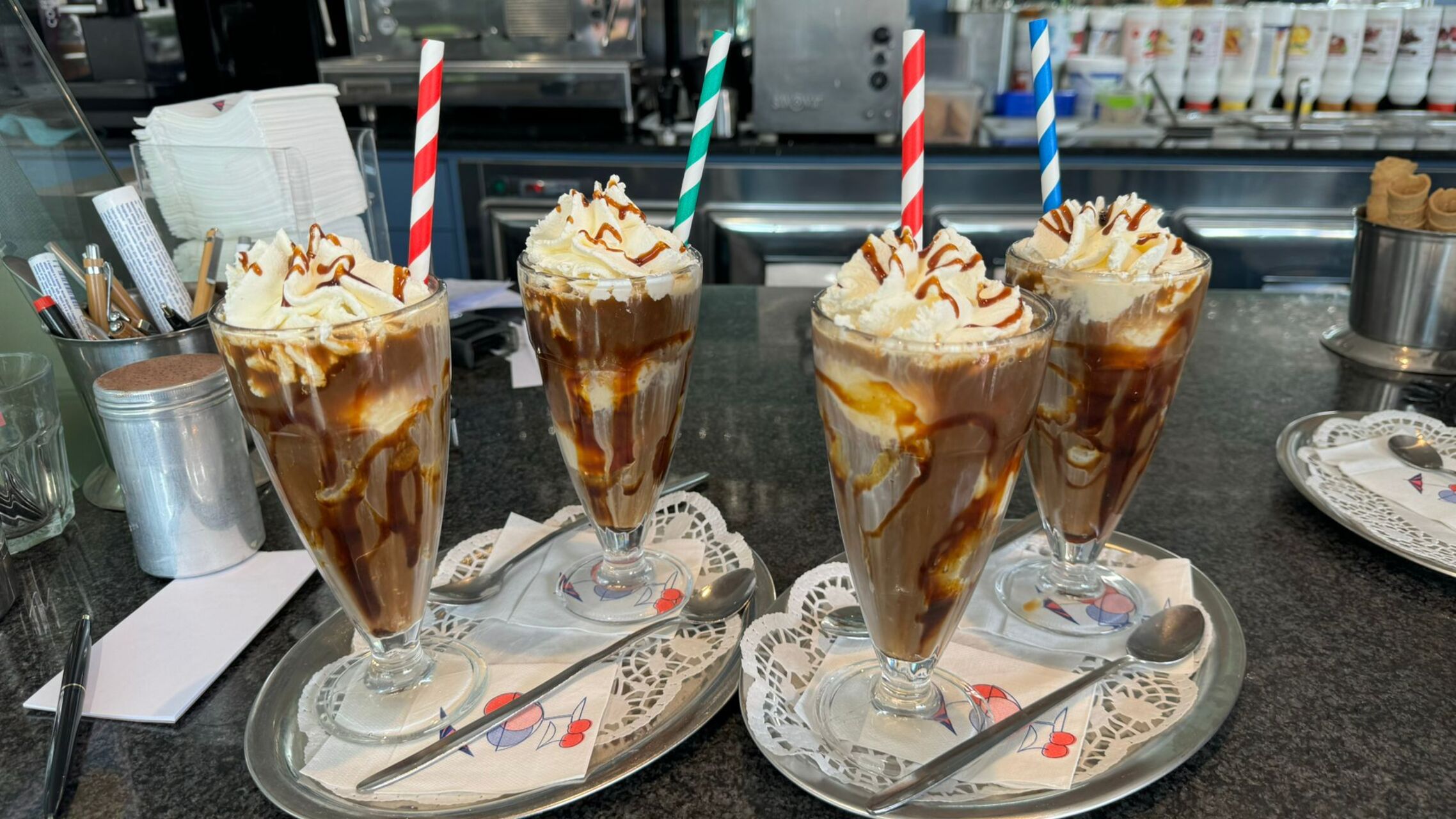 Eiscafe / Eisschokolade