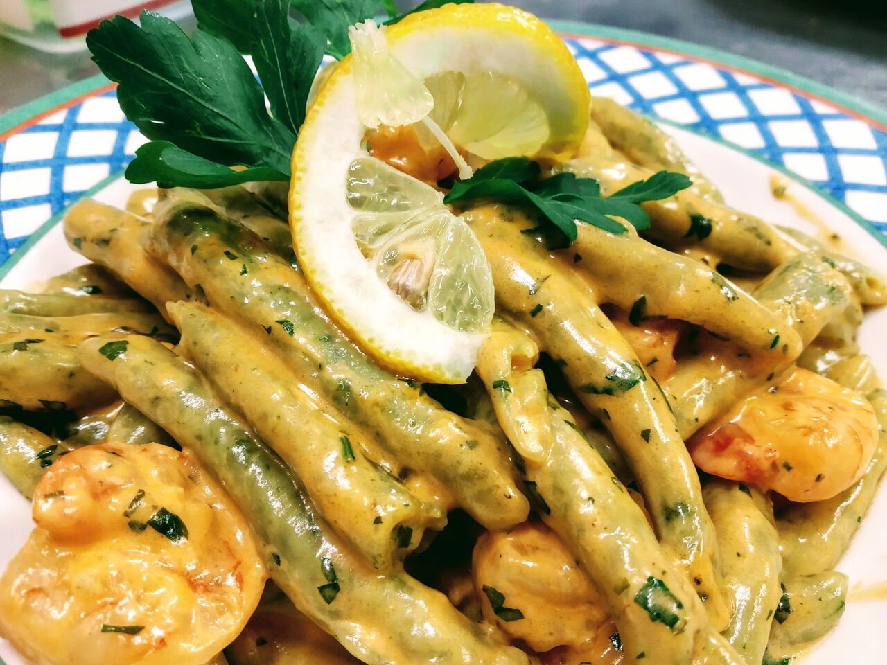 Surlice mit Garnelen