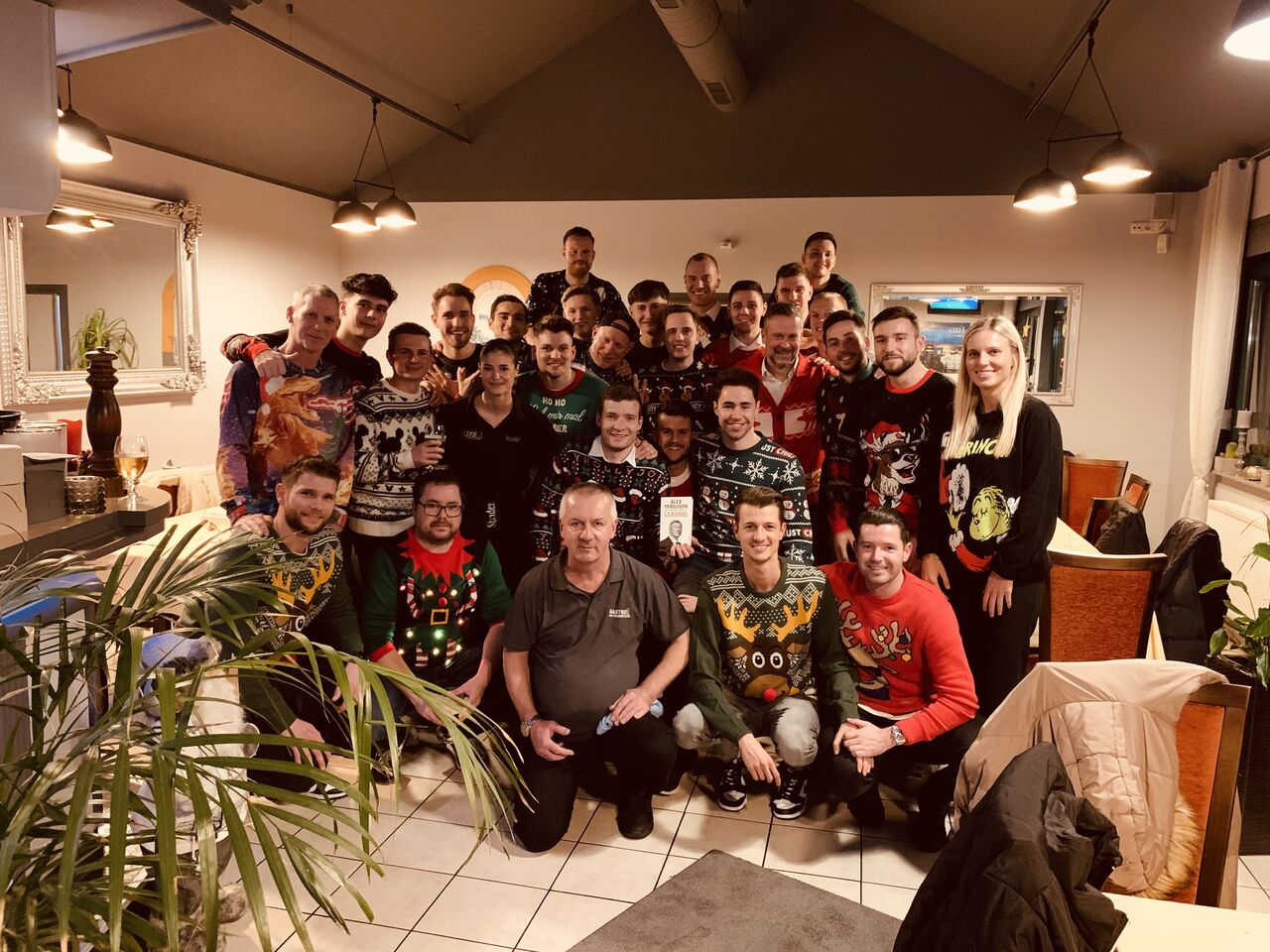 Weihnachtsfeier Oberligamannschaft