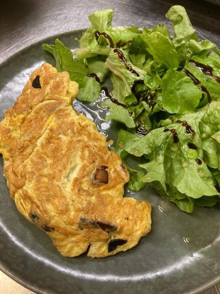 Omelette aux cèpes