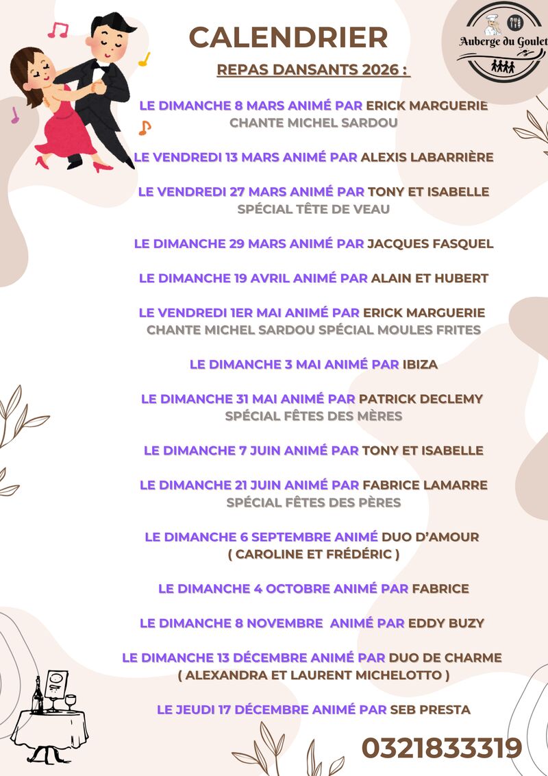 REPAS DANSANT 2026