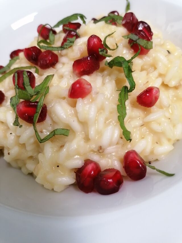 Risotto al melograno
