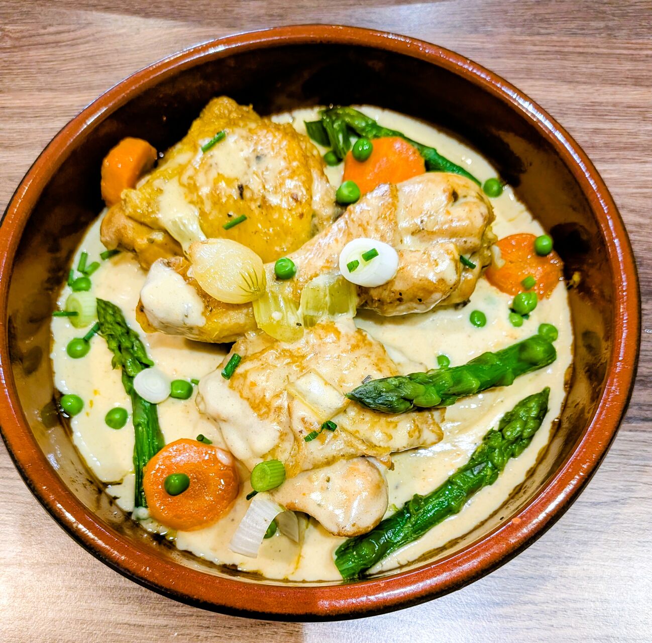 Le Samedi poulet à la printanière 9.50€ à emporter