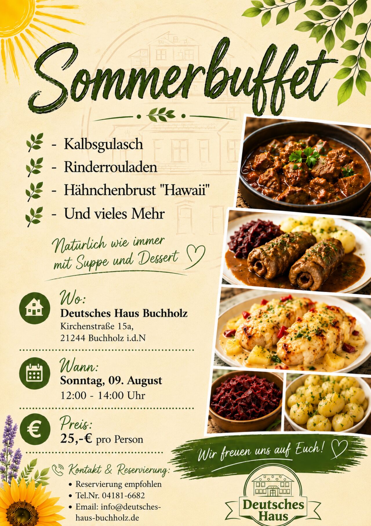 Große Sonntagsbuffets