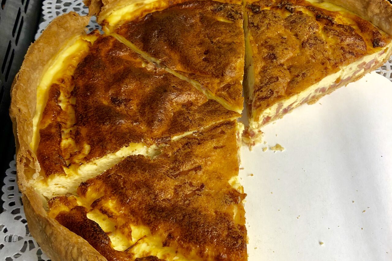 Nos quiches maison aux œufs plein air