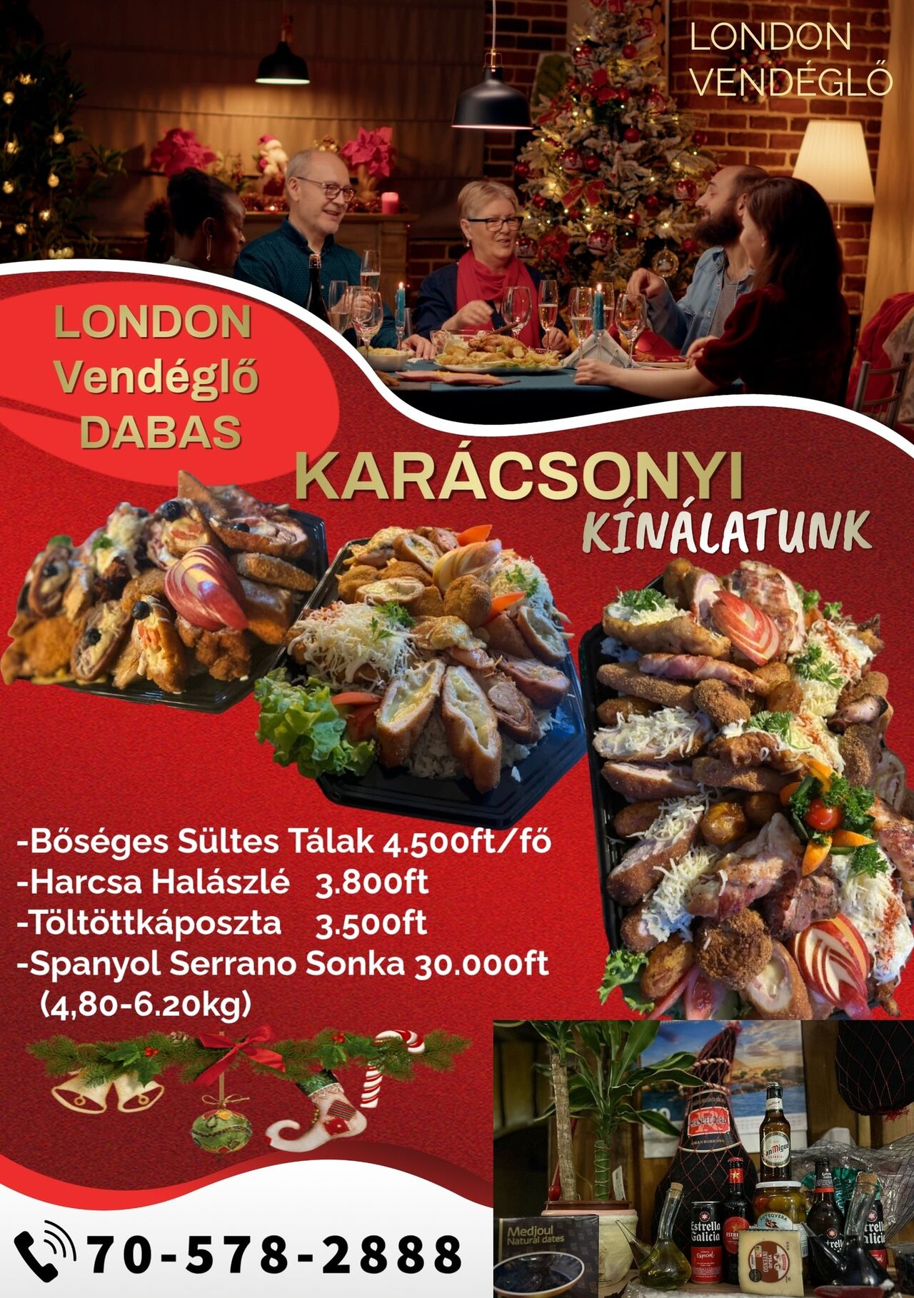 🎄🍴Karácsonyi Menü ajánlat "LONDON"🎄