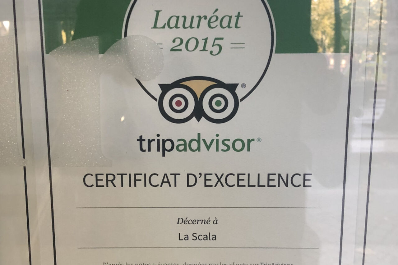 Certificat d'excellence