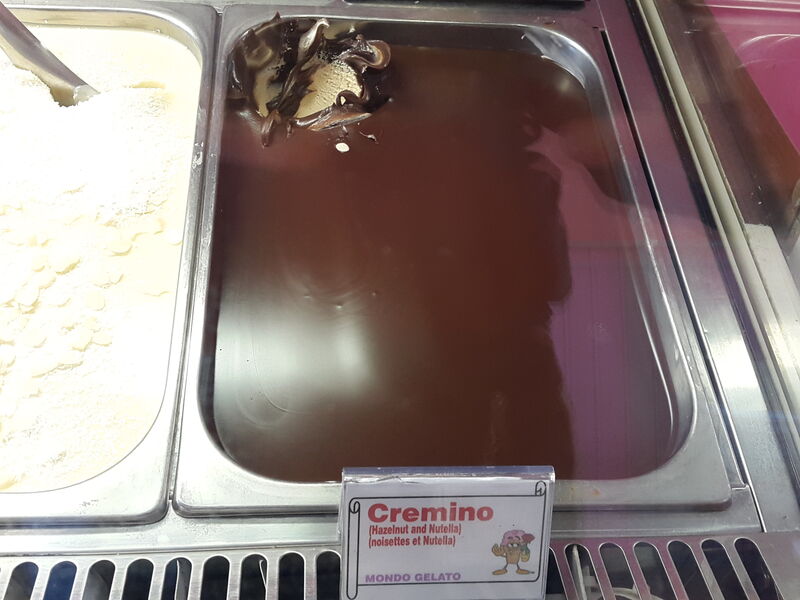 Gelato goloso al gusto cremino alla Nutella