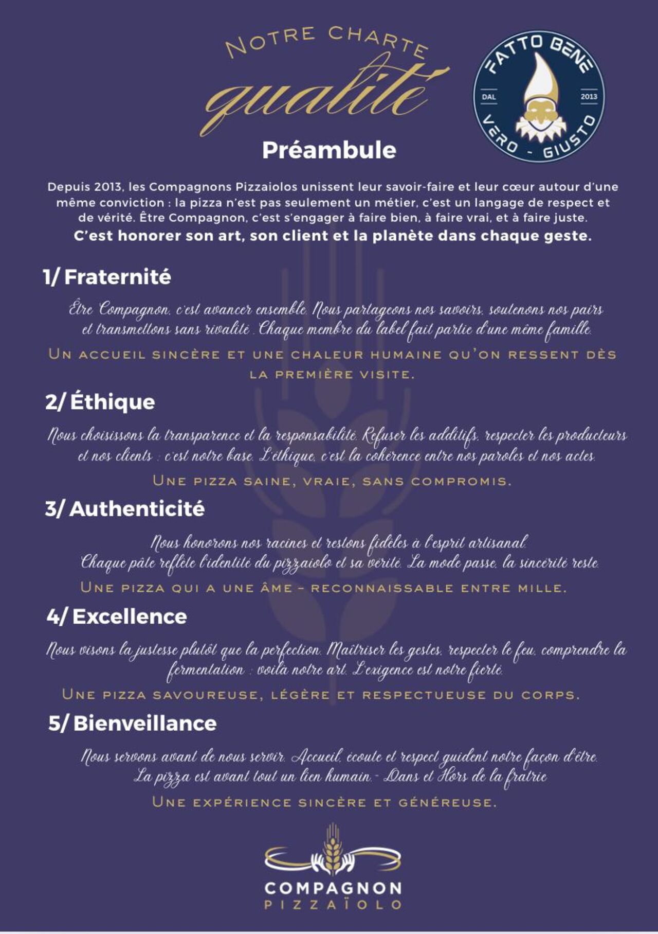 Charte des Compagnons