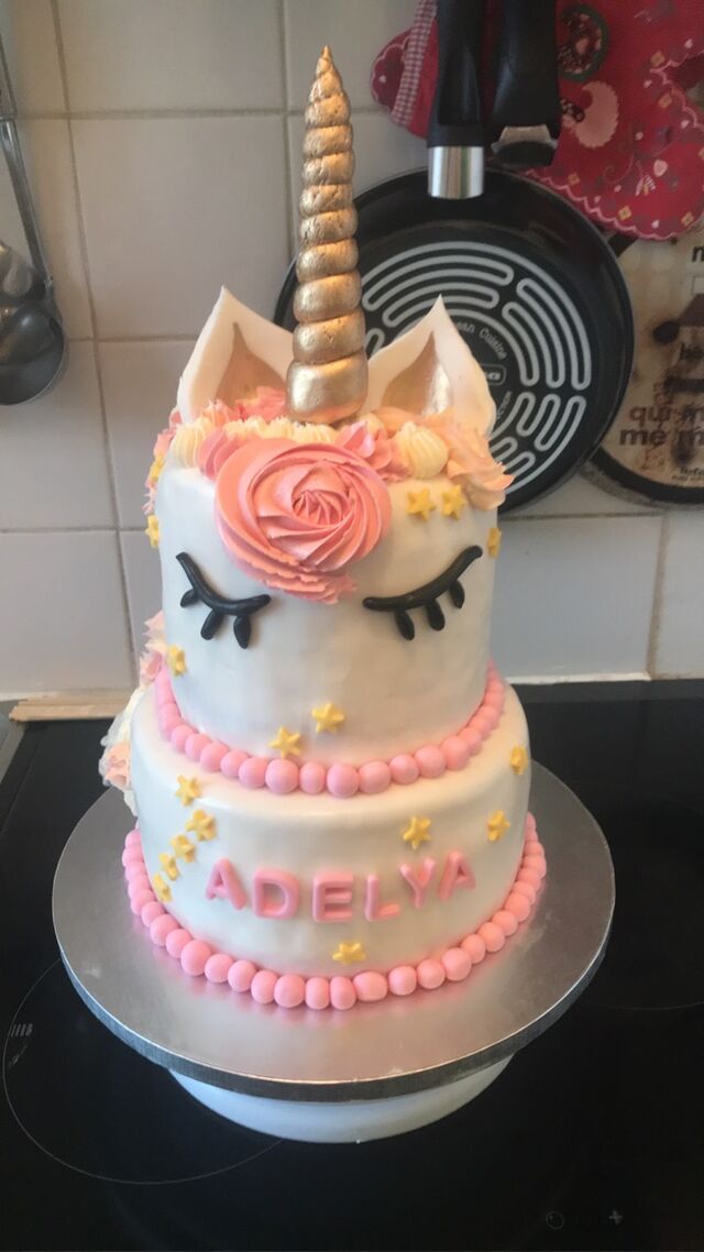 Thème licorne 2 étages 