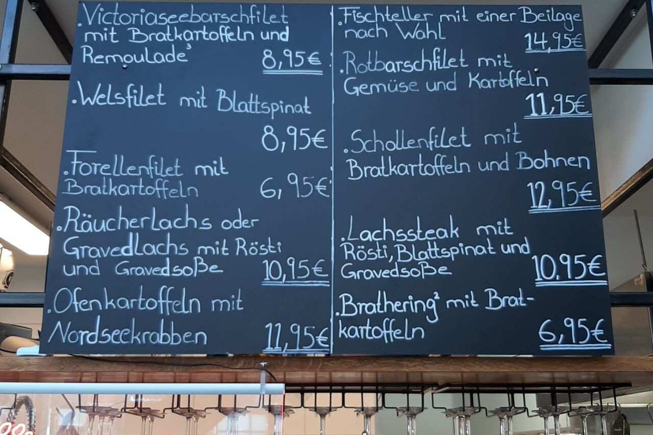 Immer wechselnde Speisekarte