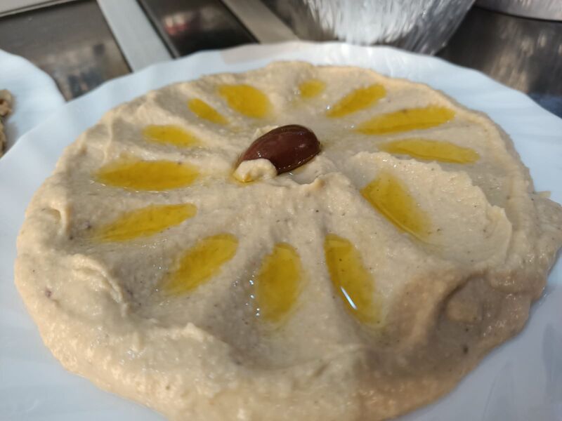 Humus de garbanzo.