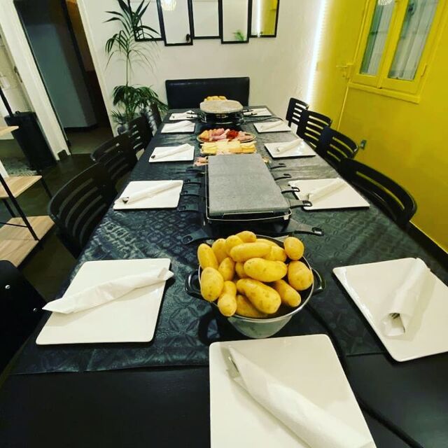 Soirée raclette sur réservation 24h avant