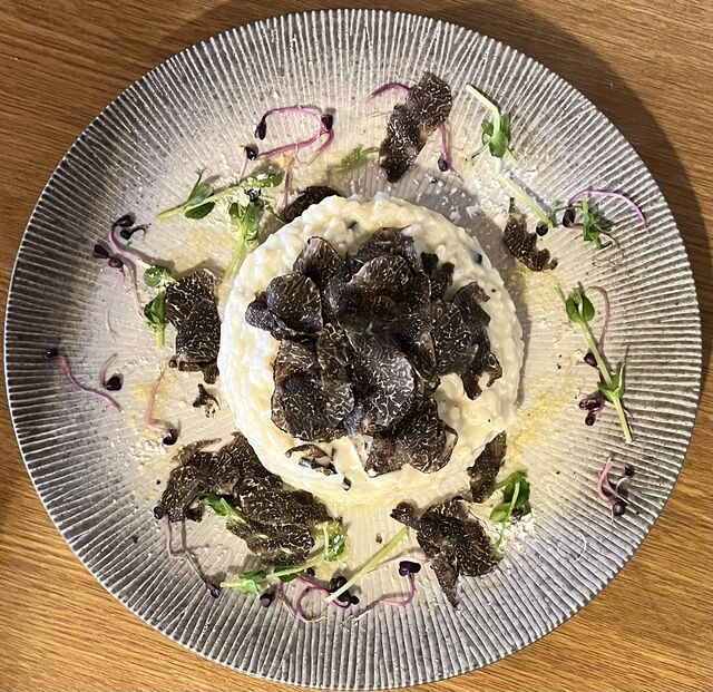 Risotto à la truffe Melanosporum