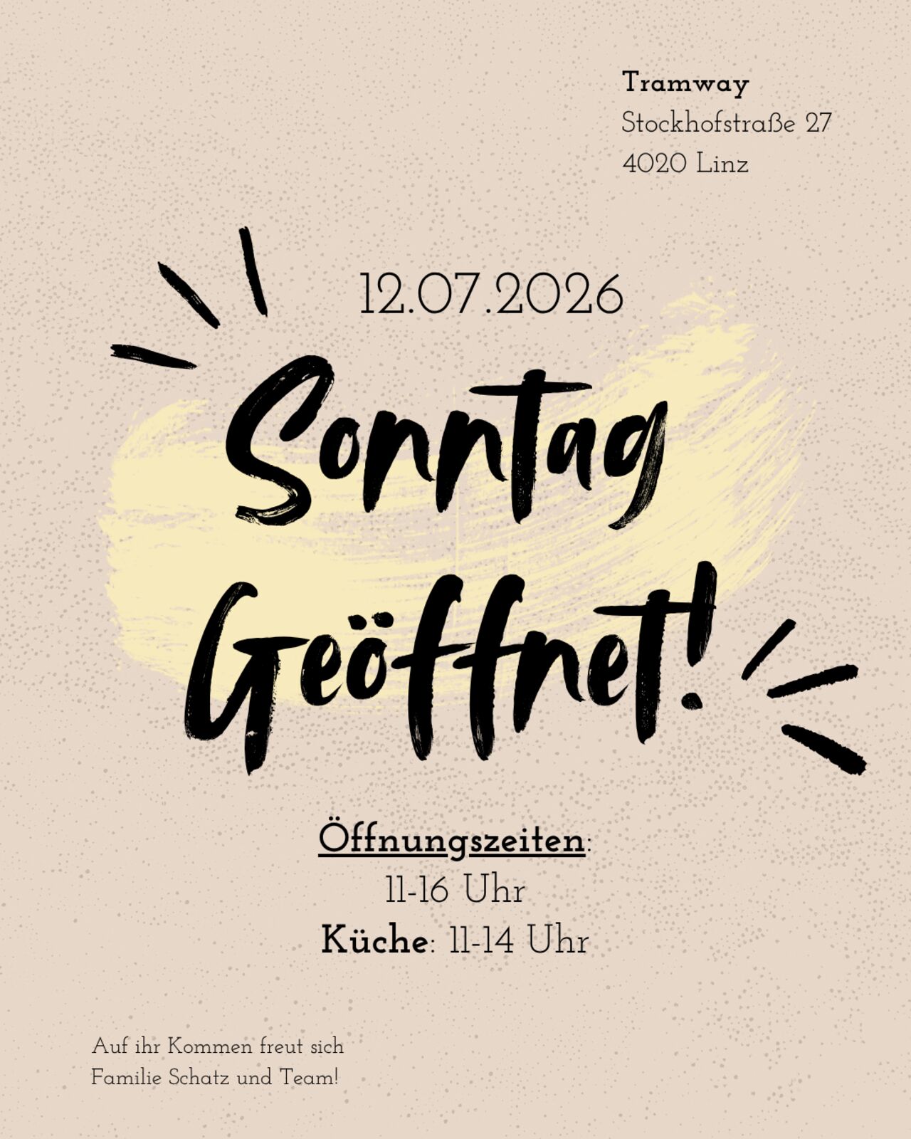 Open Sunday