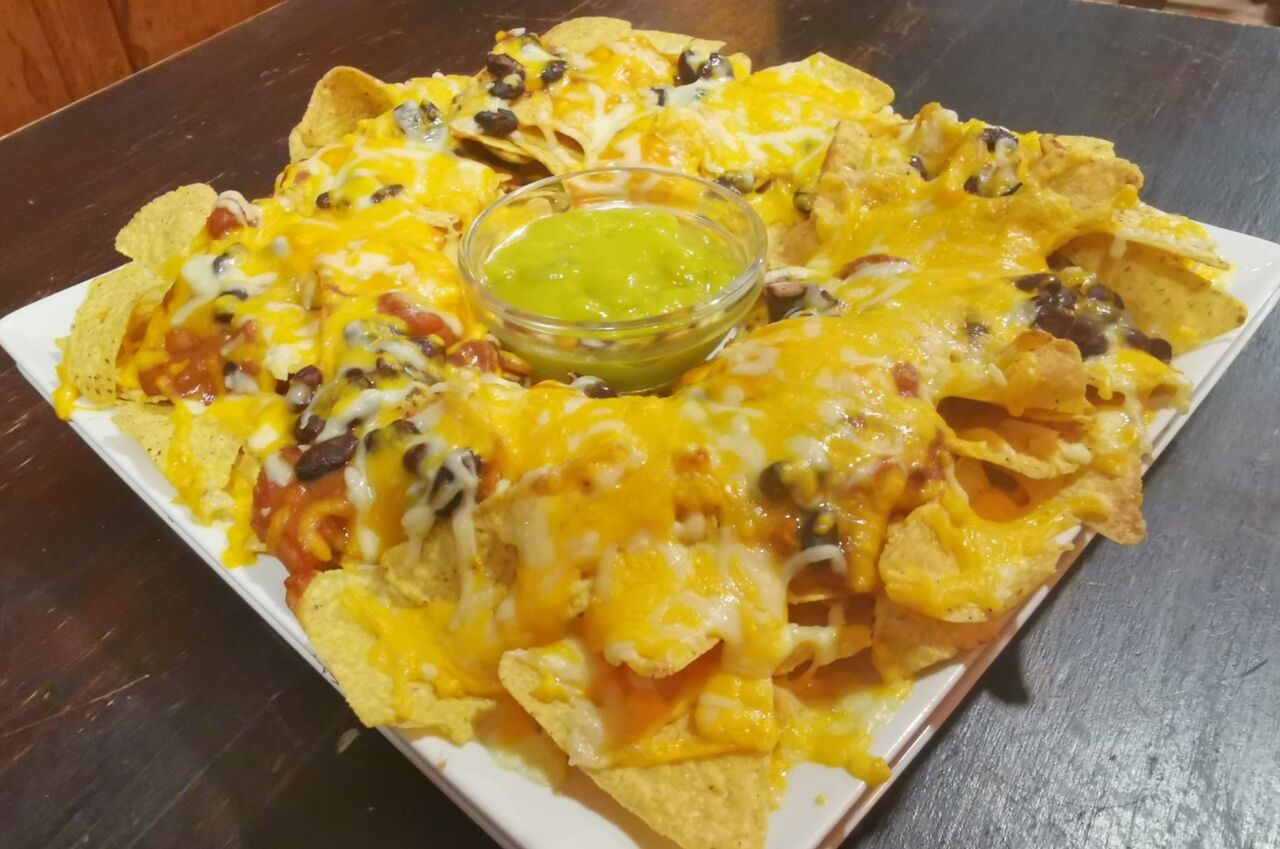 Nachos completos. 